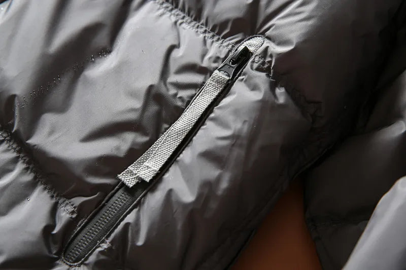 Chaqueta Hombre | Abrigo de Invierno con Capucha y Cremallera