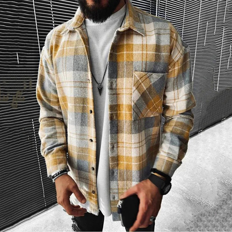 Rovalen Sobrecamisa para hombre | Sobrecamisa de invierno para hombre