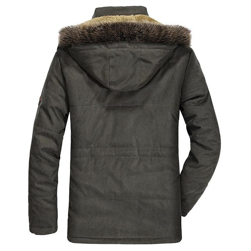 Parka de Invierno Larga para Hombre | Impermeable y Cálida