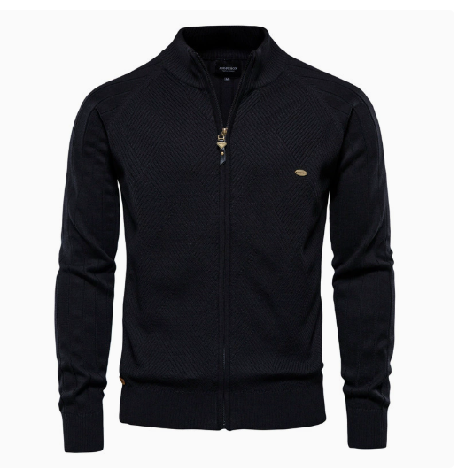 Varlone Suéter Hombre | Suéter con Cremallera Completa para Hombre