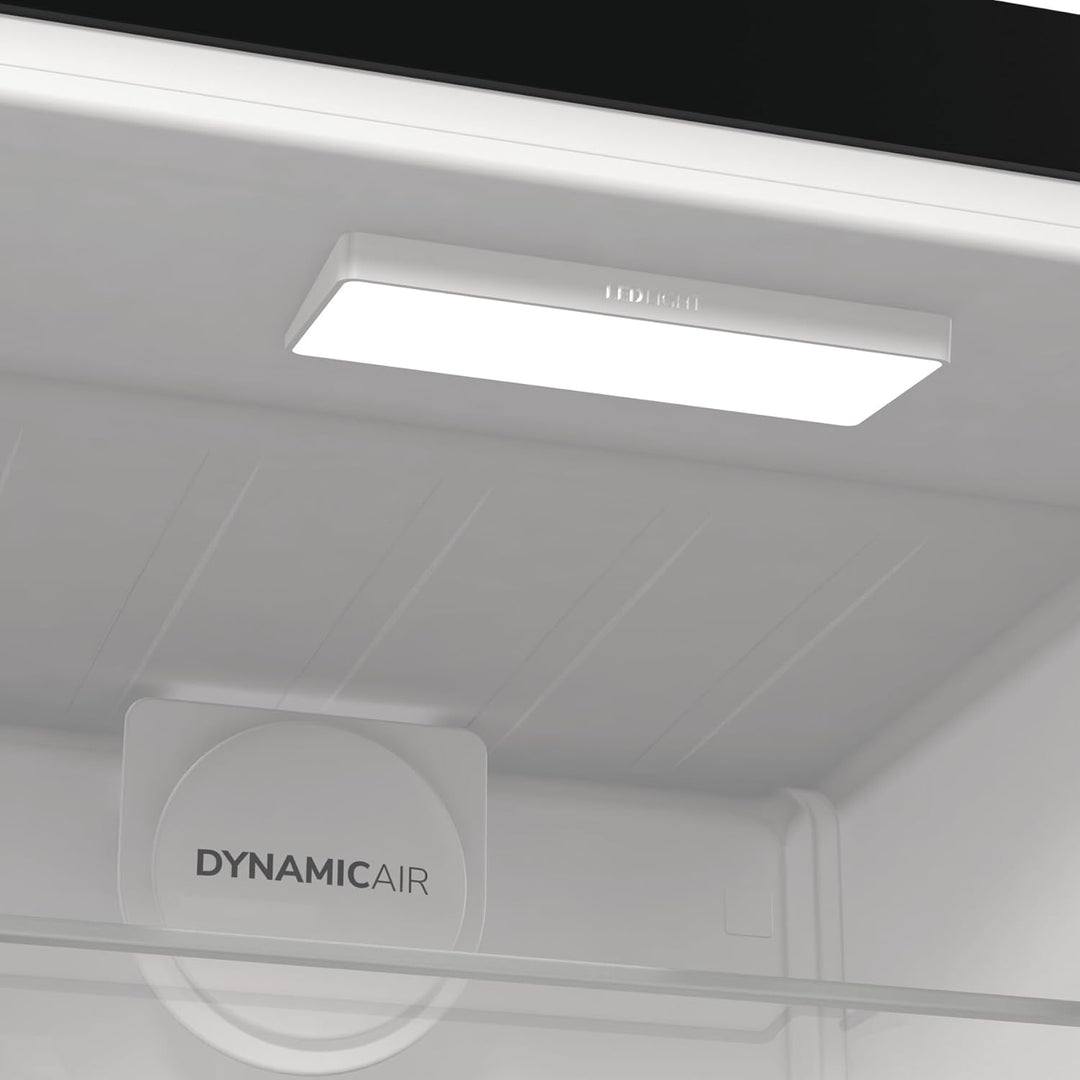 Gorenje R 619 DAXL6 Kühlschrank/AdaptTech/FreshZone/Schnellkühlfunktion/Umluft-Kühlsystem/LED Display / 398l / 185cm / EEK D/Edelstahl
