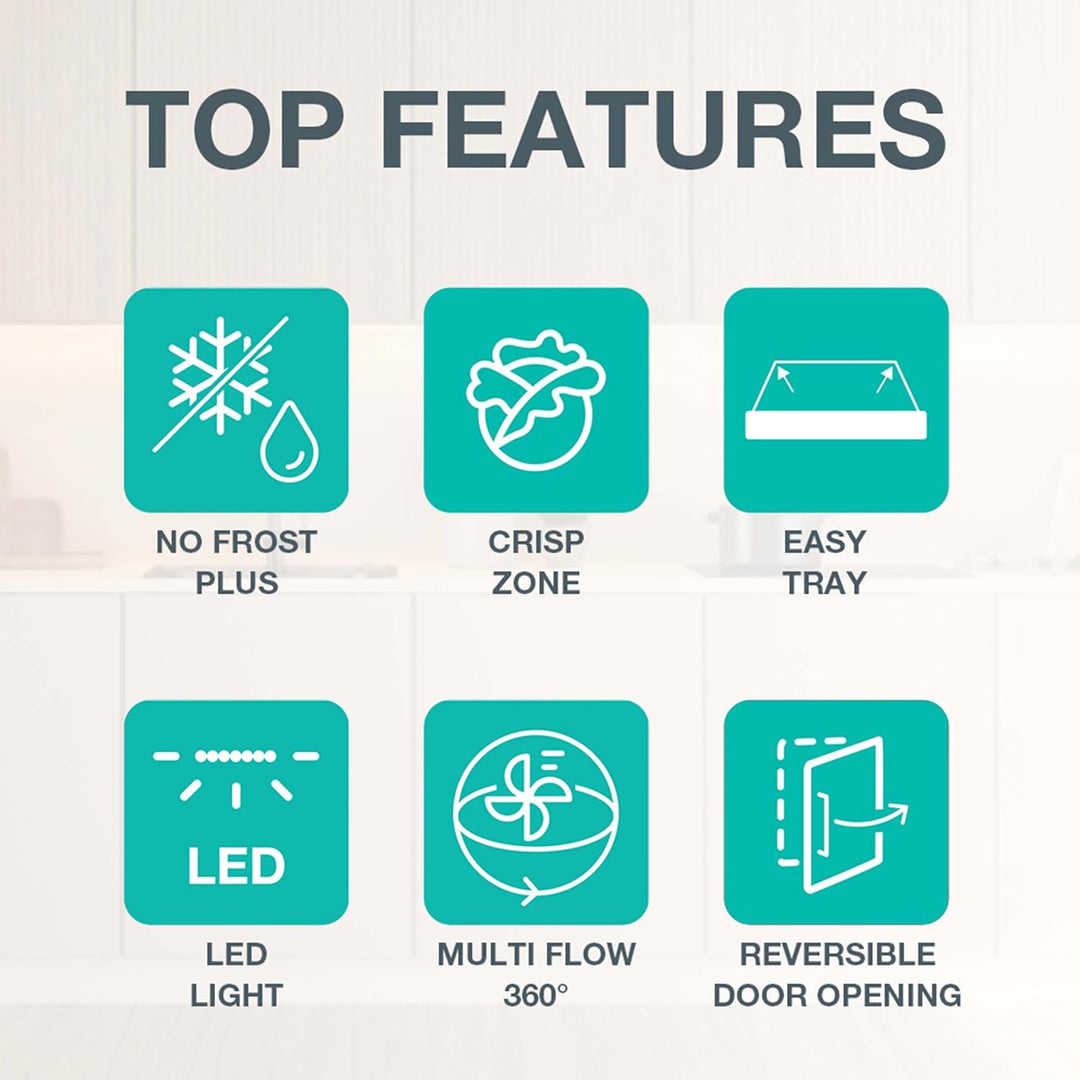 Gorenje N 619EAW4 Kühl-Gefrier-Kombination / LED Display / 186 cm / 300 l / NoFrostPLus / Gemüsefach mit Feuchteregler / FastFreeze / weiß