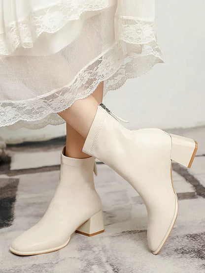 Botas Clásicas para Mujeres | Cierre de Cremallera Elegante