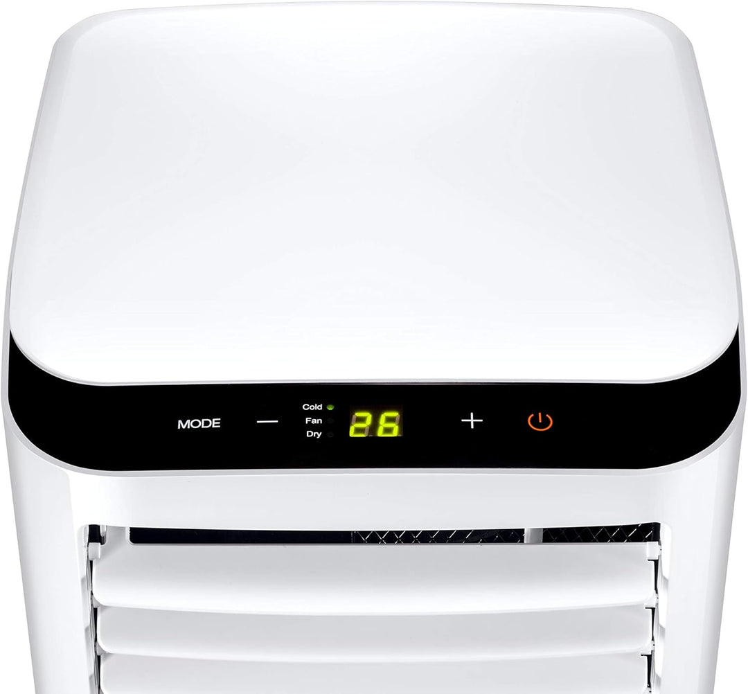 Midea Mobiles Klimagerät MPD-12CRN7, 12000 BTU 3,5kW, Kühlen&Ventilieren&Entfeuchten, Raumgröße bis 117m³(43㎡), Mobile Klimaanlage mit Abluftschlauch