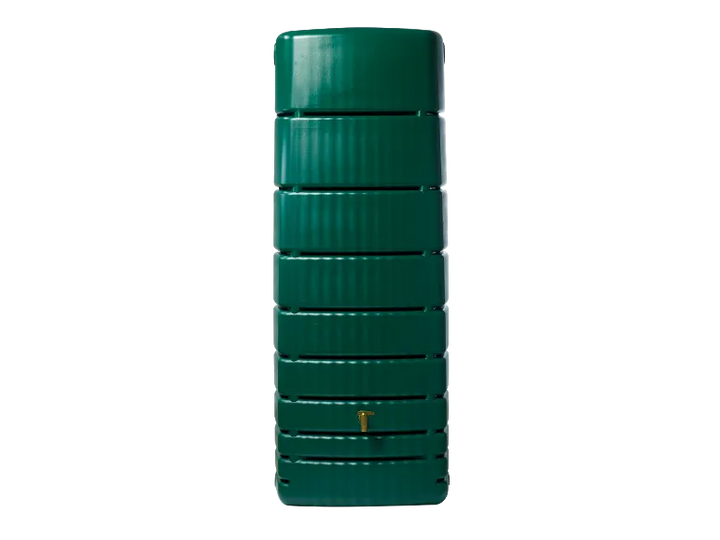 4rain Regentonne »SLIM«, 650 Liter Volumen, inklusive Auslaufhahn und Windsicherung