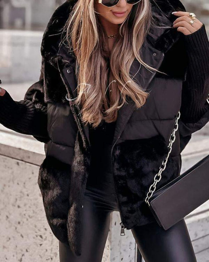 Kurtka damska z kapturem | Elegancka i termiczna