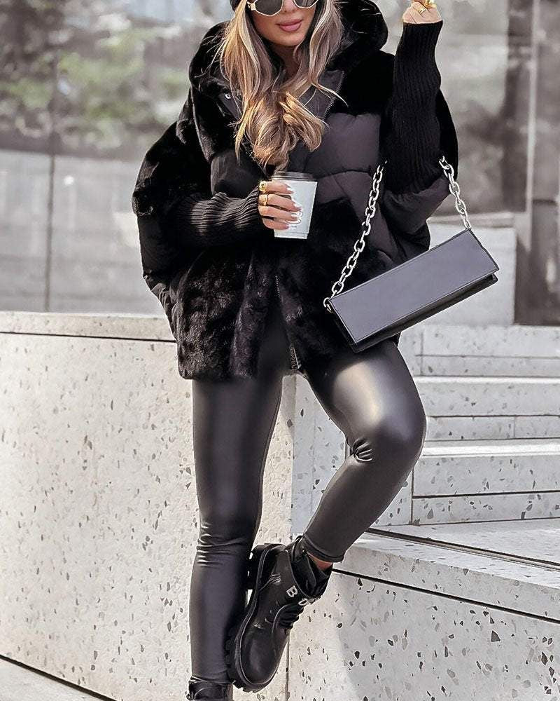 Kurtka damska z kapturem | Elegancka i termiczna