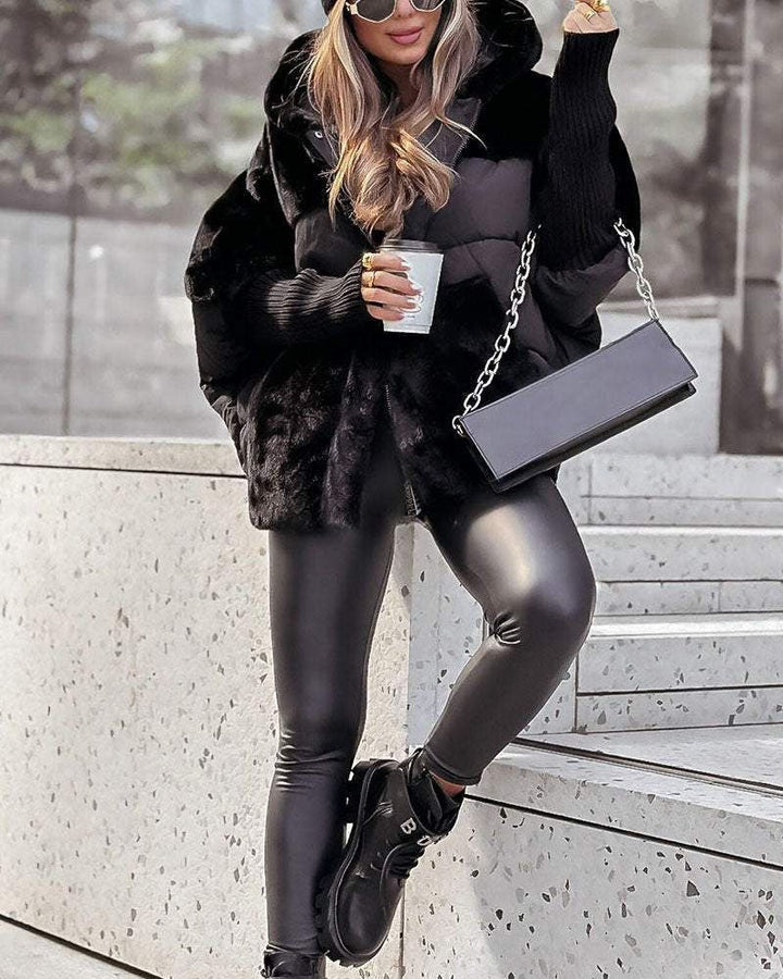 Kurtka damska z kapturem | Elegancka i termiczna