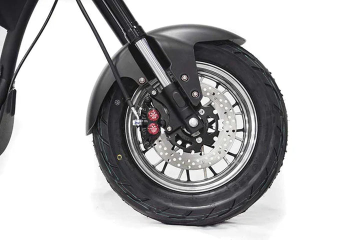 Mangosteen M1P Elektro-Chopper in Mattgrün – 2000W Bürstenloser Motor, 60 km/h Hchstgeschwindigkeit