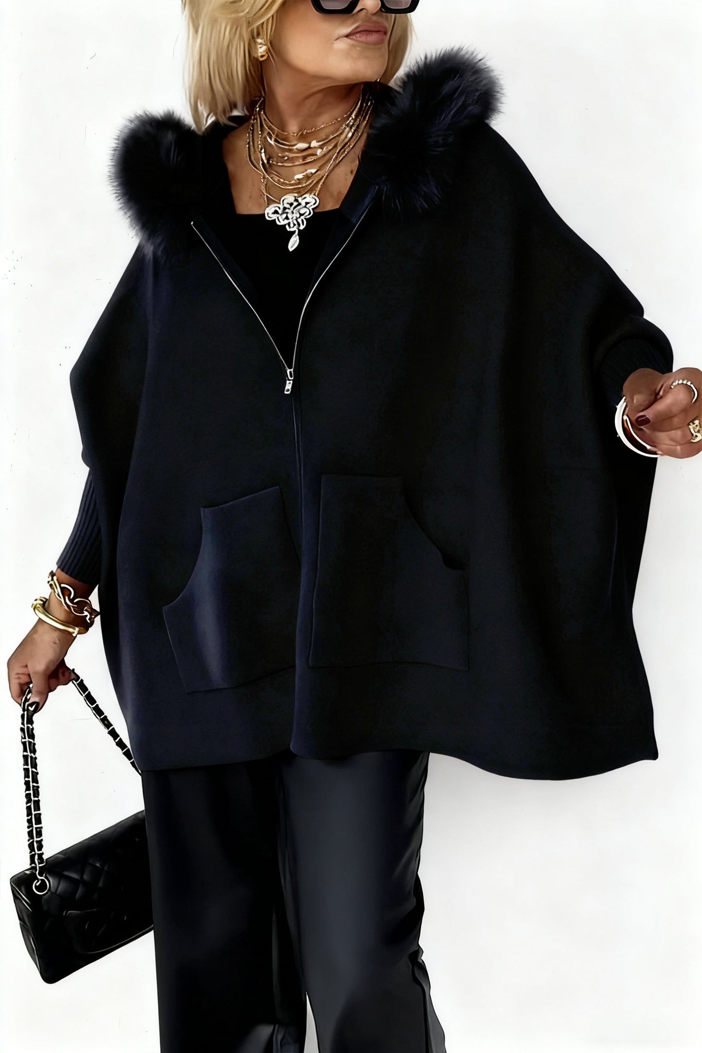 Solavine Sudadera Mujer | Diseño con Cremallera y Capucha Visible