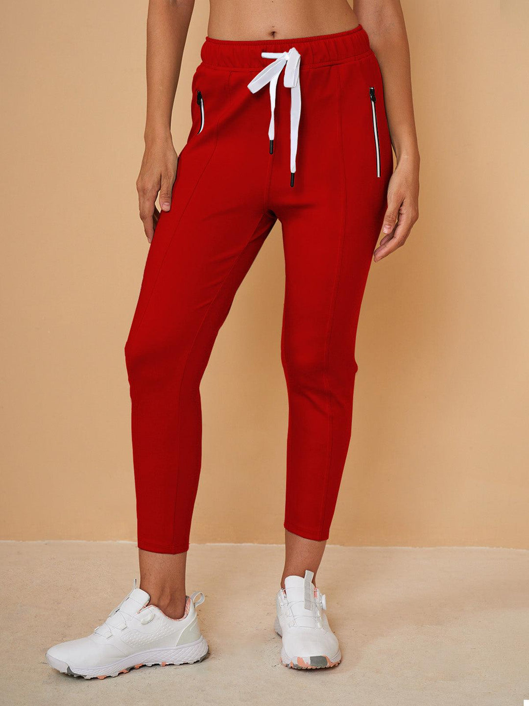 Capri-Jogginghosen für Damen mit verstellbarem Kordelzug, kurze Sport-Jogger im lässigen Stil und vielseitigem Design
