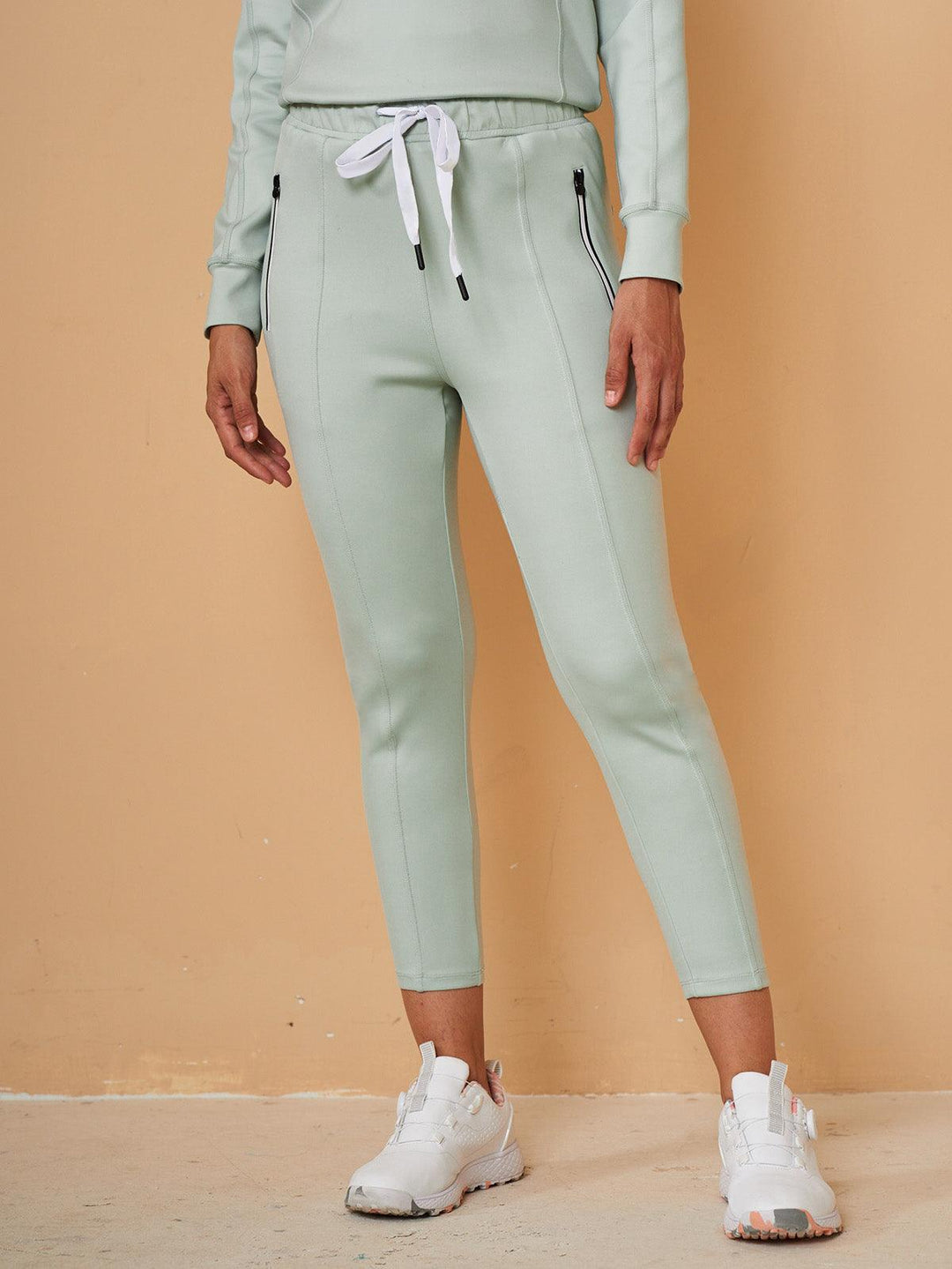 Capri-Jogginghosen für Damen mit verstellbarem Kordelzug, kurze Sport-Jogger im lässigen Stil und vielseitigem Design