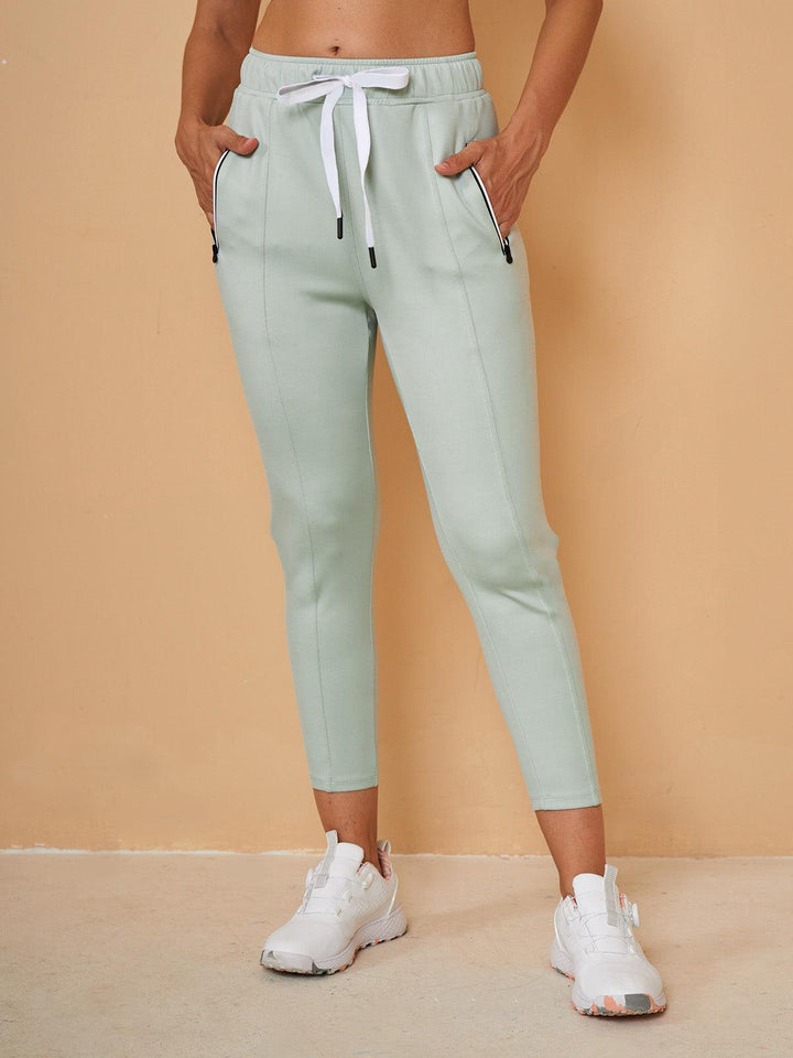 Capri-Jogginghosen für Damen mit verstellbarem Kordelzug, kurze Sport-Jogger im lässigen Stil und vielseitigem Design