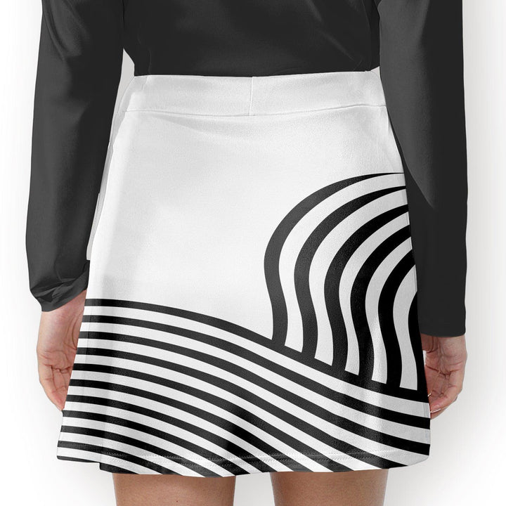 Skort de Golf para Mujer con Protección Solar UPF50+ y Cintura Alta | Falda Pantalón Náutica de 16 Pulgadas con Tacto Sedoso y