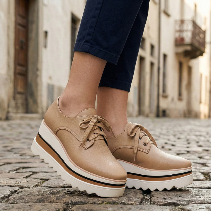Zapatos Oxford de Plataforma Ortopédicos para Mujer