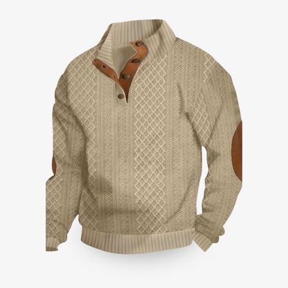 Nivor Jersey Hombre | Suéter de Invierno con Cuello Redondo