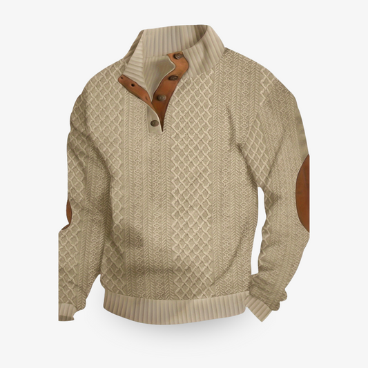 Nivor Jersey Hombre | Suéter de Invierno con Cuello Redondo