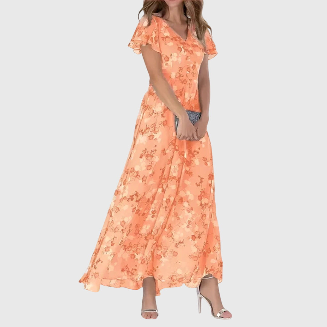 Vestido Midi Cruzado para Mujer | Diseño Entallado de Primavera para Eventos Casuales y Formales | Estilo Versátil y Cómodo