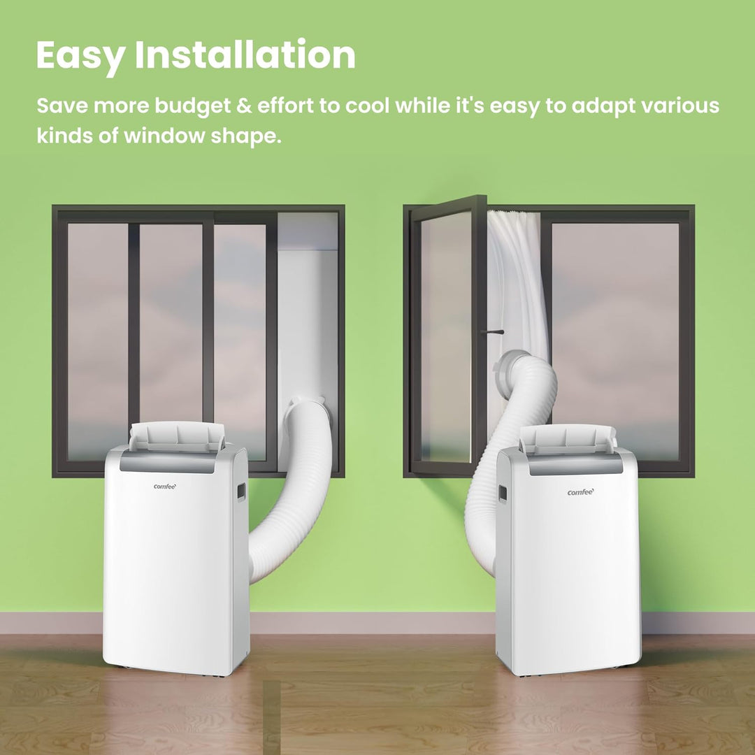 Comfee Mobiles Klimagert Easy Cool 2.0, 7000 BTU 2,0kW, Kühlen&Ventilieren&Entfeuchten, Raumgre bis 68m(25㎡), APP-Steuerung/Alexa/Google Home/IFTTT, Mobile Klimaanlage mit Abluftschlauch