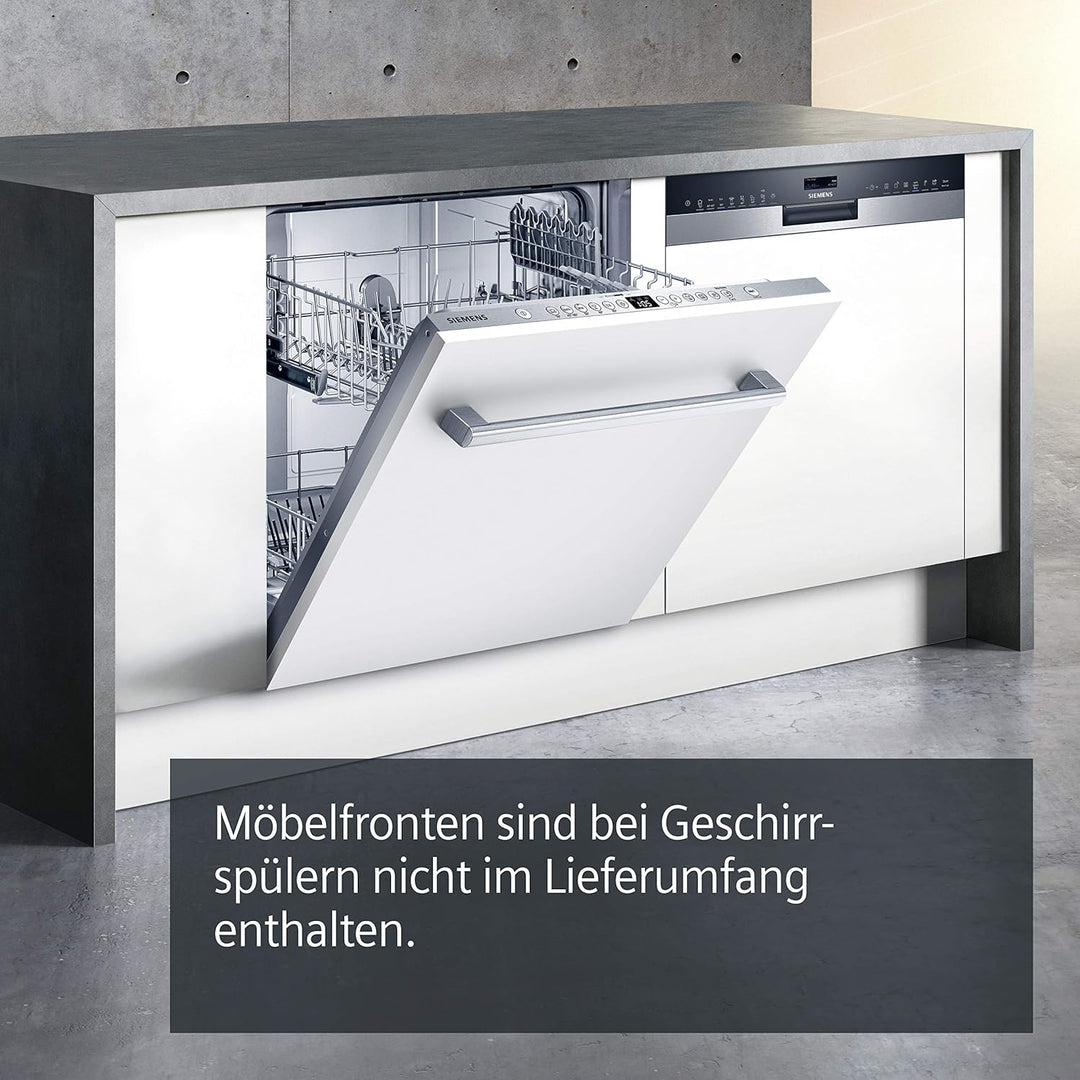 Siemens SN43ES14VE, iQ300 Smarter Geschirrspüler, Unterbau-Spülmaschine mit Besteckschublade, 60 cm, automatische Türöffnung dank autoOpen dry, besonders leise mit iQdrive-Motor, aquaStop, Edelstahl