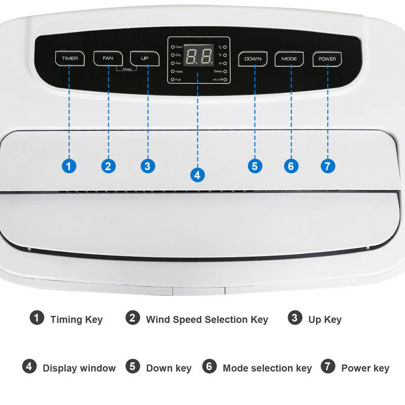 Sonnewelt Klimaanlage mit Wifi 5in1 12000 BTU