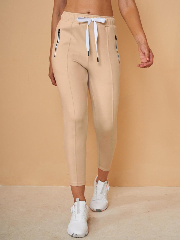 Sportliche Caprihosen mit verstellbarem Kordelzug und Piratenschnitt-Design – leichte Jogginghosen für Training und Alltag
