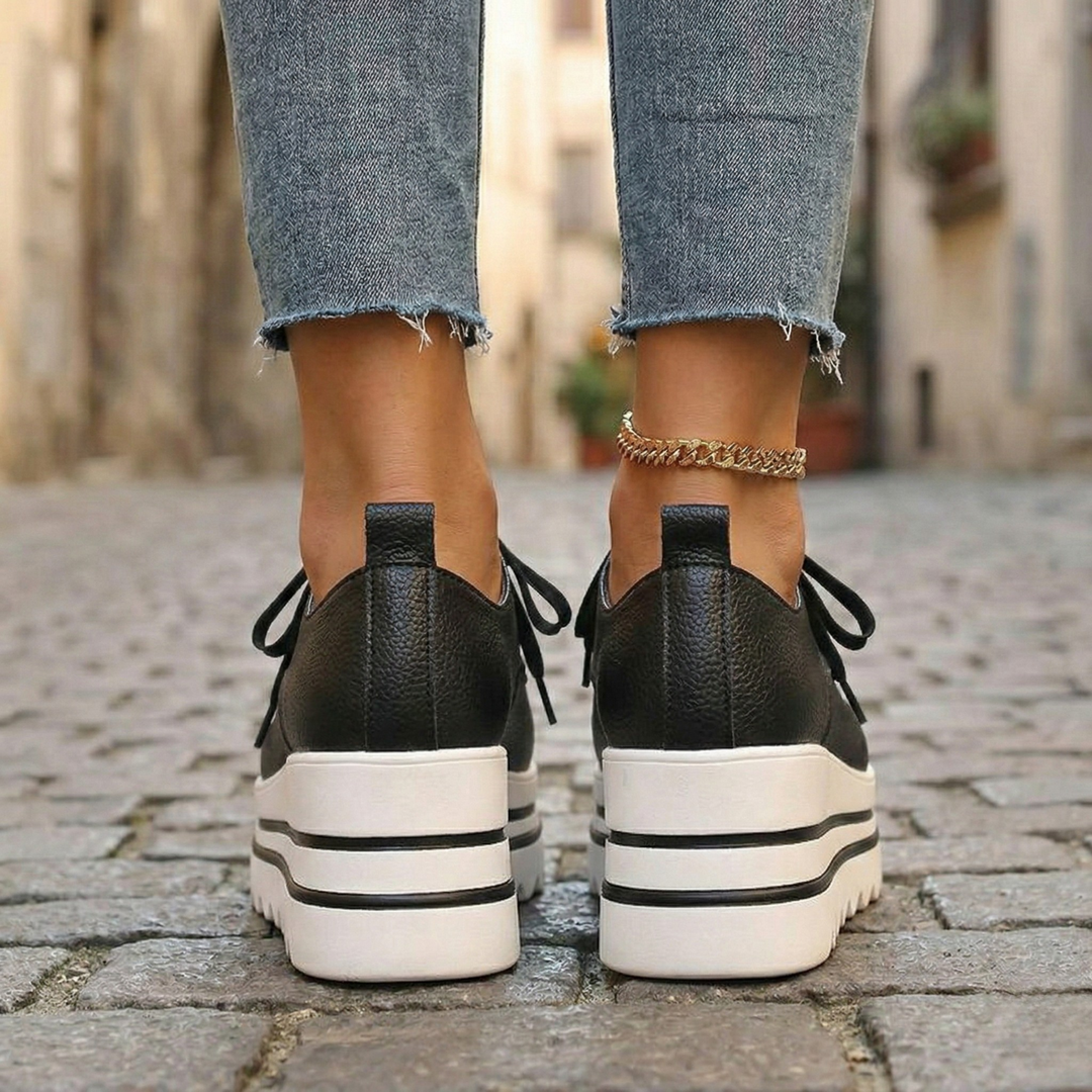 Zapatos Oxford de Plataforma Ortopédicos para Mujer