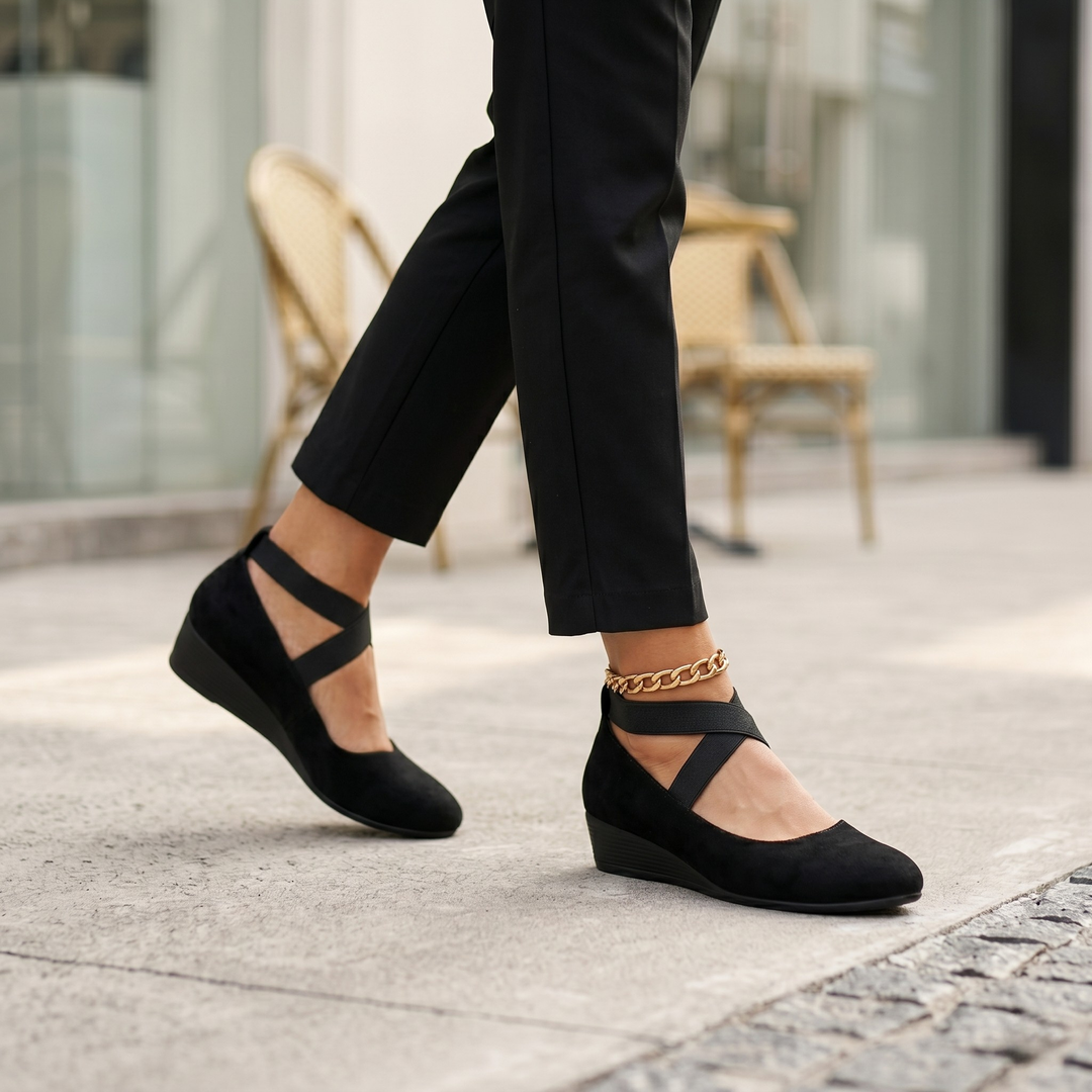 Jenna | Chaussures Orthopédiques pour Femme – Design Sans Lacets avec Semelle Rembourrée