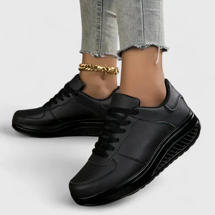 Zapatillas Cómodas para Mujer con Soporte de Arco y Suela Ligera | Calzado Deportivo con Cuña para Caminar Todo el Día