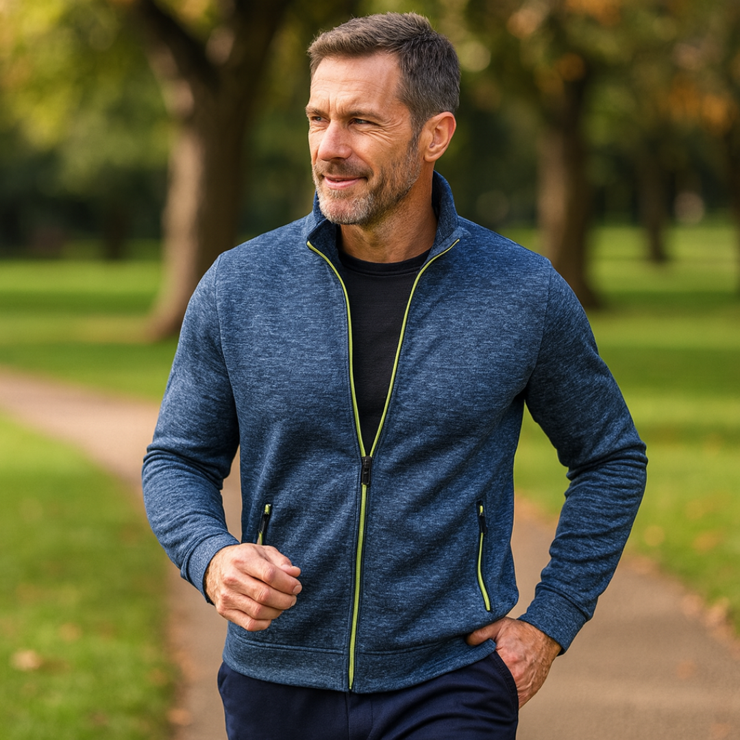 Anderio Suéter Hombre | Suéter de Invierno con Cierre de Cremallera