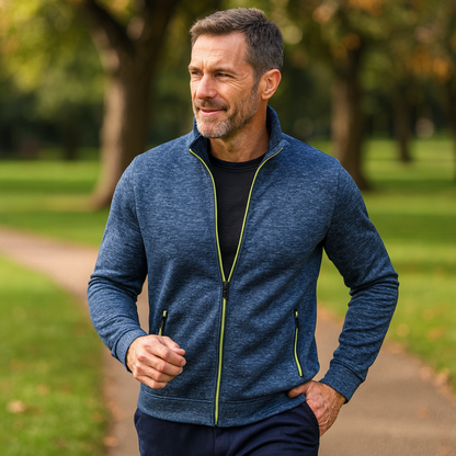 Anderio Suéter Hombre | Suéter de Invierno con Cierre de Cremallera