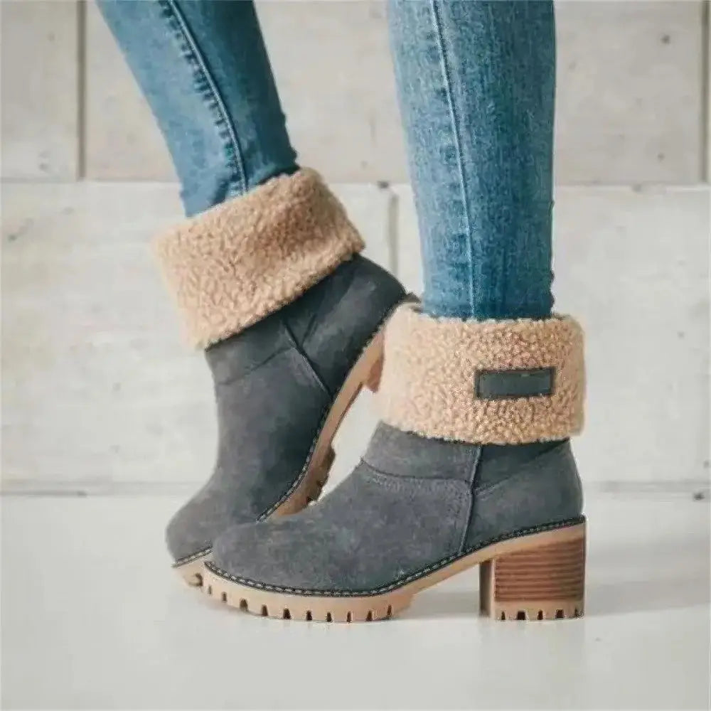 Maeris Botines Mujer | Botas de Invierno con Tacón