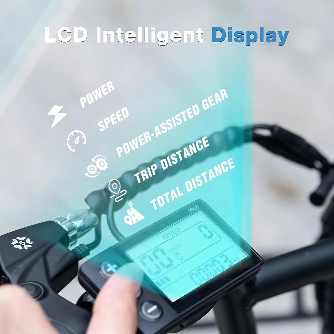 ELEKGo EGO03 Lasten-E-Trike 500W 48V 18Ah, LCD-Display, 20x3.0 Reifen