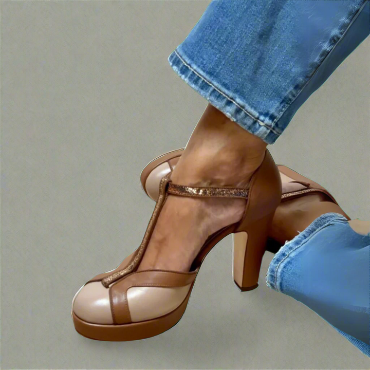 Κομψά και άνετα γυναικεία πέδιλα με τακούνι