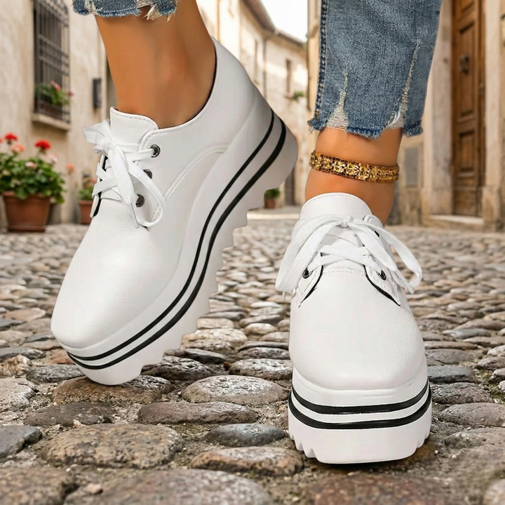 Zapatos Oxford de Plataforma Ortopédicos para Mujer