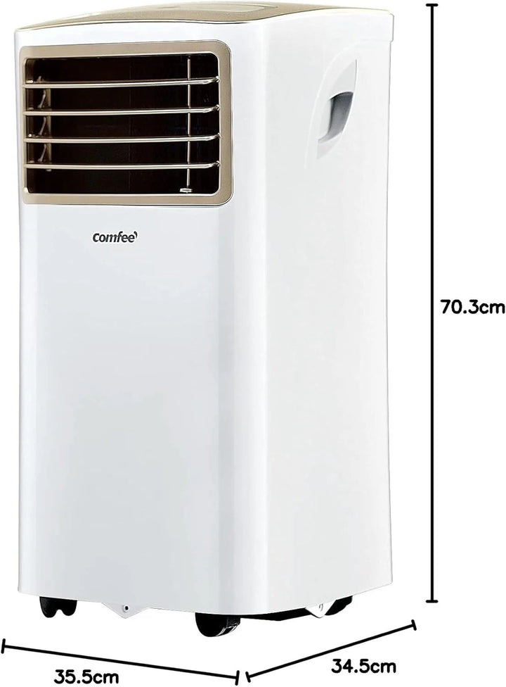 Comfee Mobiles Klimagerät MPPH-09CRN7, 9000 BTU 2,6kW, Kühlen&Ventilieren&Entfeuchten, Raumgröße bis 88m³(33㎡), Mobile Klimaanlage mit Abluftschlauch