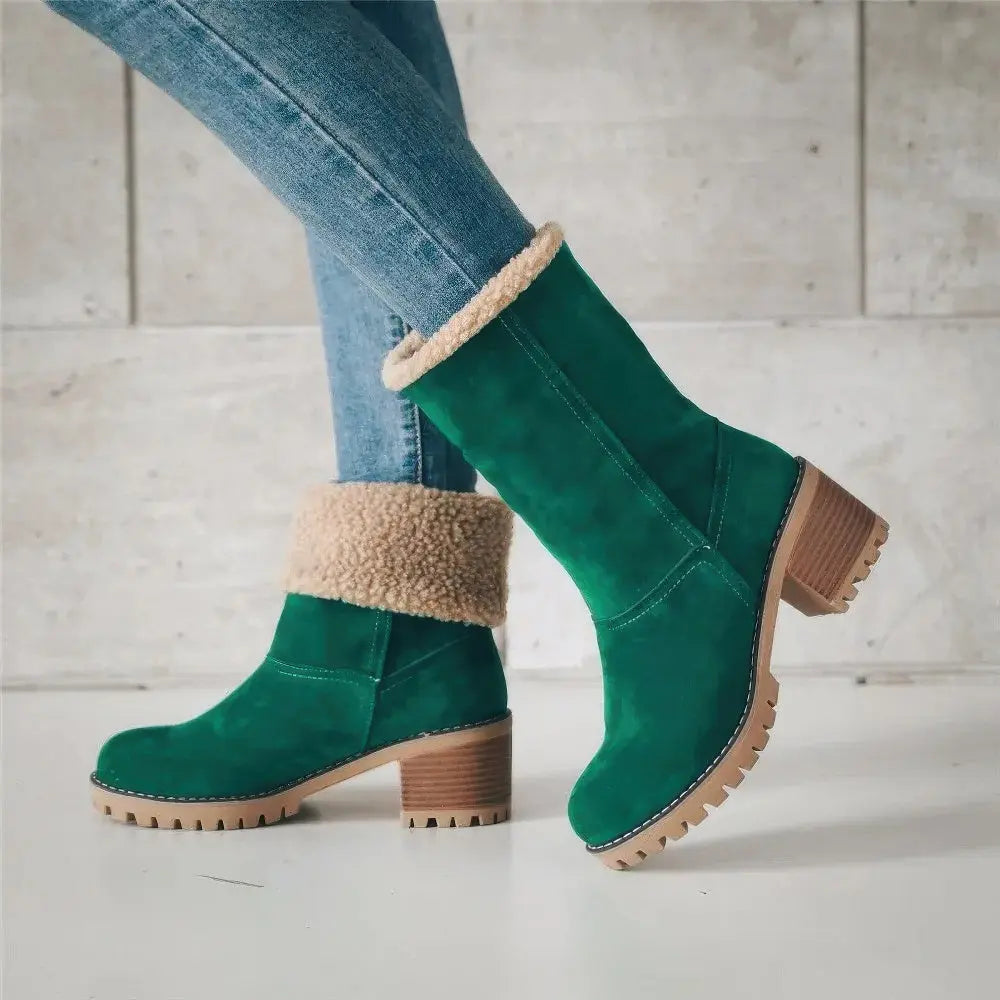 Maeris Botines Mujer | Botas de Invierno con Tacón