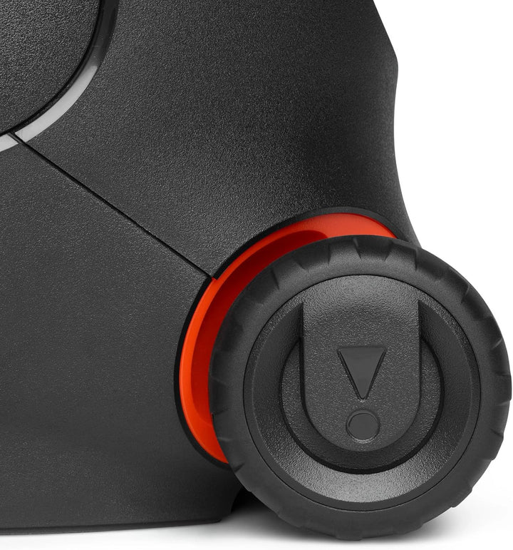 JBL PartyBox 710 - Schwarz – Trag - und rollbarer Bluetooth Party-Lautsprecher mit Lichteffekten – Spritzwassergeschützte, mobile Musikbox