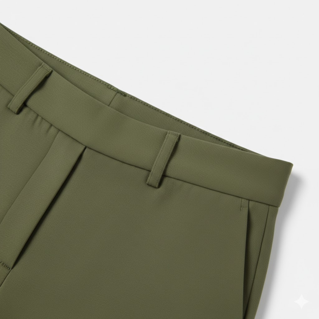 Conjunto de Dos Piezas: Chaleco sin Mangas con Escote en V y Pantalón de Pierna Ancha de Cintura Alta