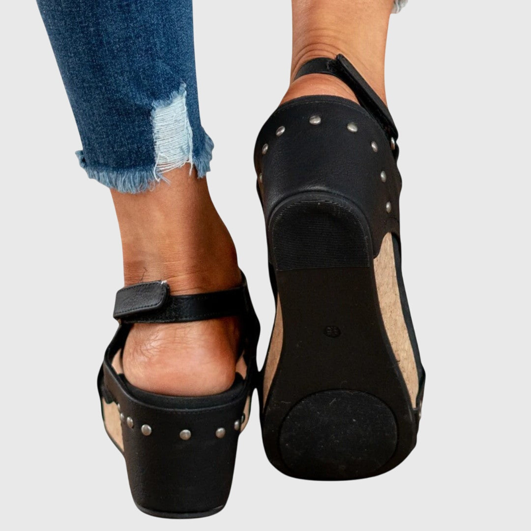 Sandalias Planas Cómodas para Mujer con Cuña Ligera y Hebilla Ajustable | Calzado de Verano Versátil y Ergonómico para Diario