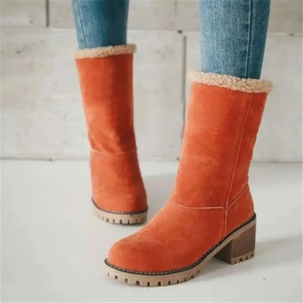 Maeris Botines Mujer | Botas de Invierno con Tacón