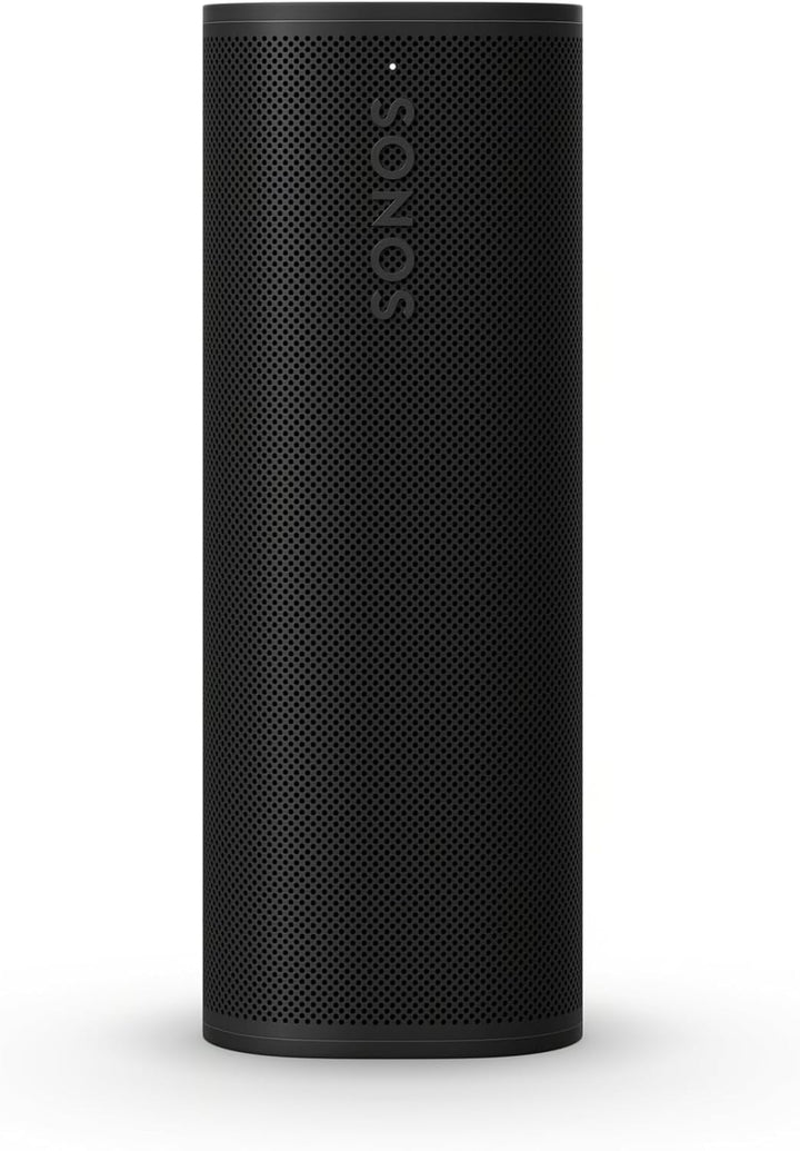 Sonos Roam 2 | Leichter, mobiler und wasserdichter Speaker mit Bluetooth, WLAN, mindestens 10 Stunden Akkulaufzeit und Voice Control für drinnen und draußen - Weiß