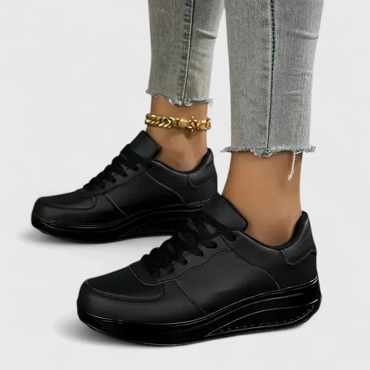 Zapatillas Cómodas para Mujer con Soporte de Arco y Suela Ligera | Calzado Deportivo con Cuña para Caminar Todo el Día