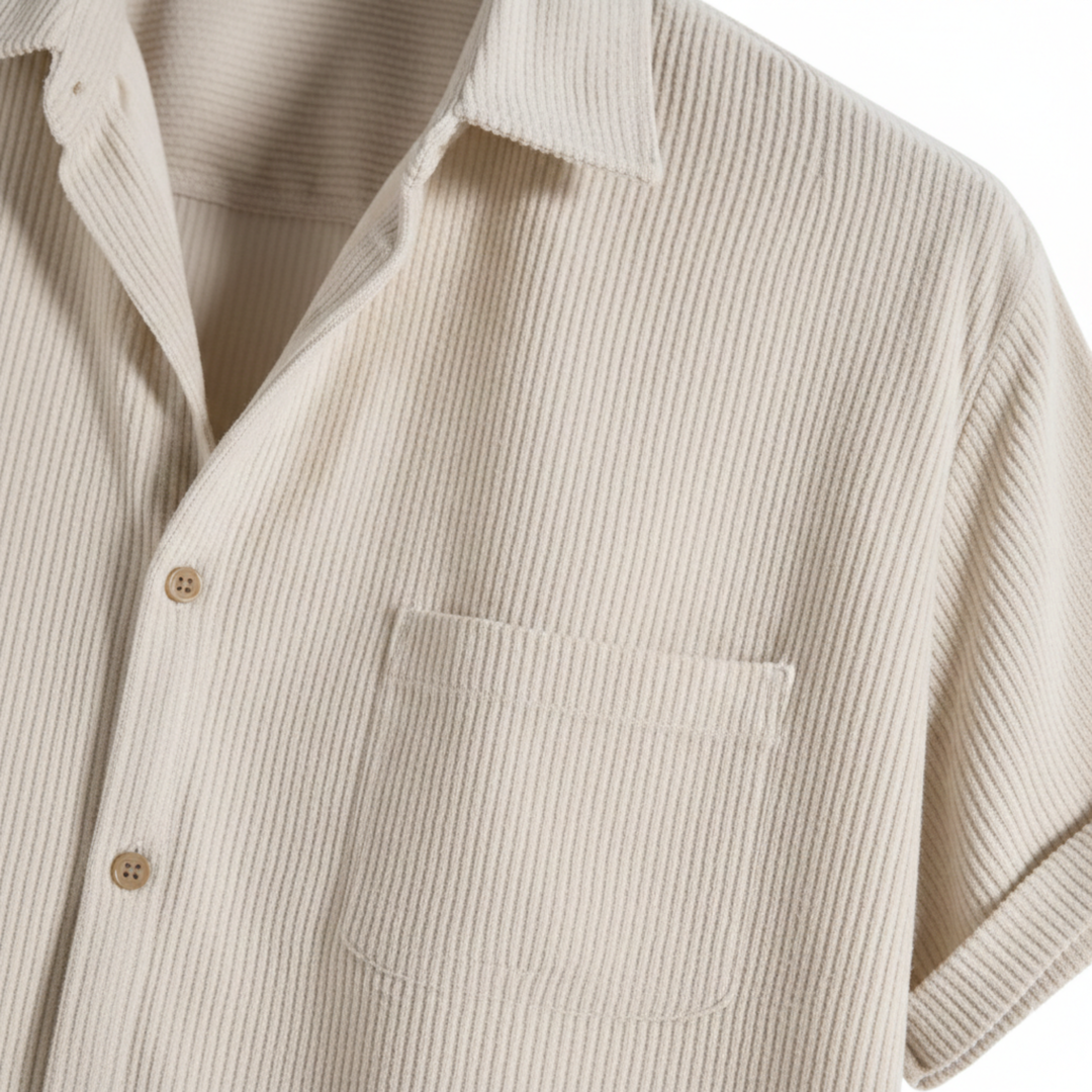 Men's Short Sleeve Shirt and Shorts Set