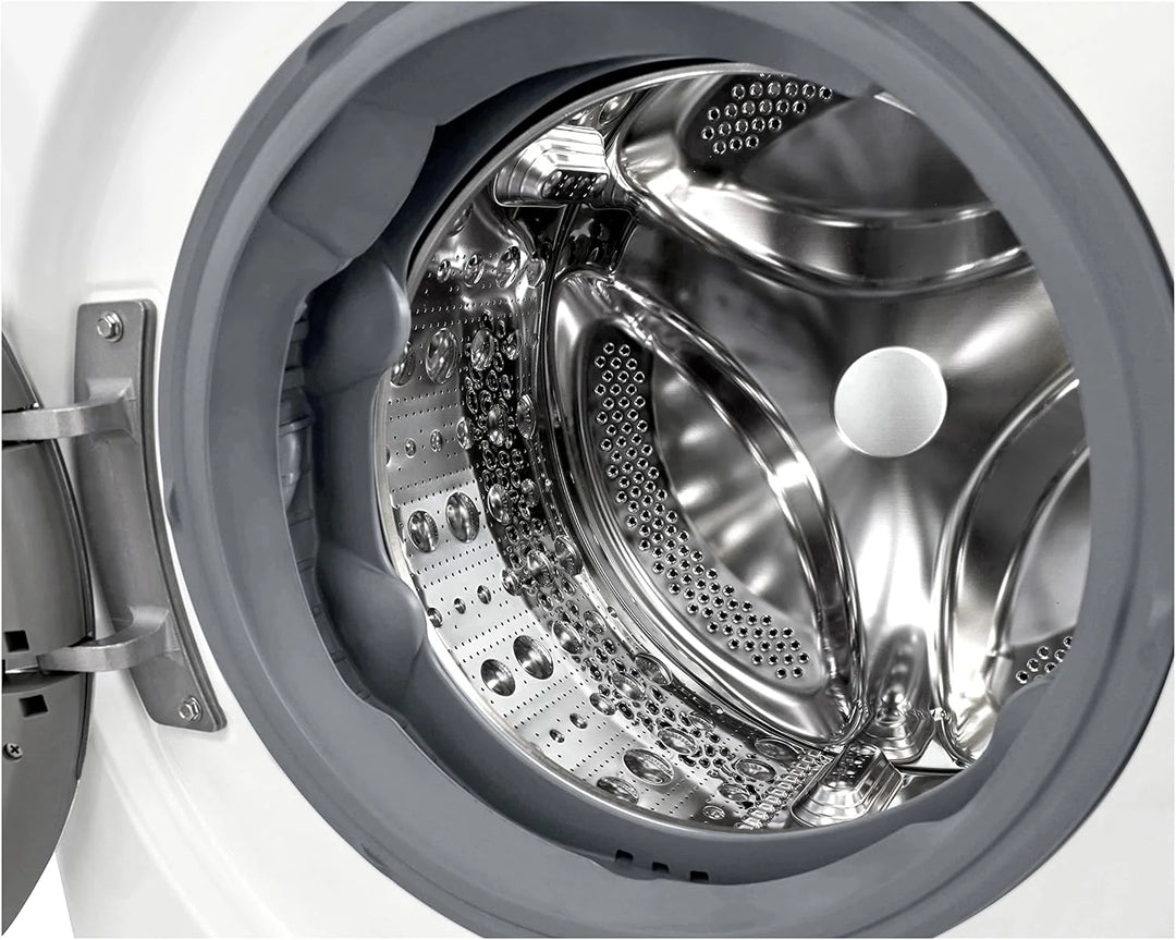 LG F4WV7080, Klasse A, Frontlader-Waschmaschine 8 kg, 1400 U/Min, AI Direct Drive, Wi-Fi, Tiefenreinigung mit Dampf, Groe Kapazitt, TRIPLE A, Auentür aus Sicherheitsglas, 62 x 60 x 85 cm  Wei