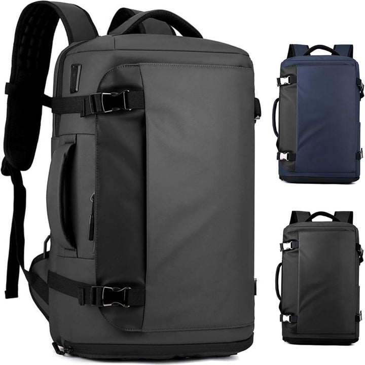 Mochila impermeable para portátil de 15” con apertura lateral y puerto USB-C
