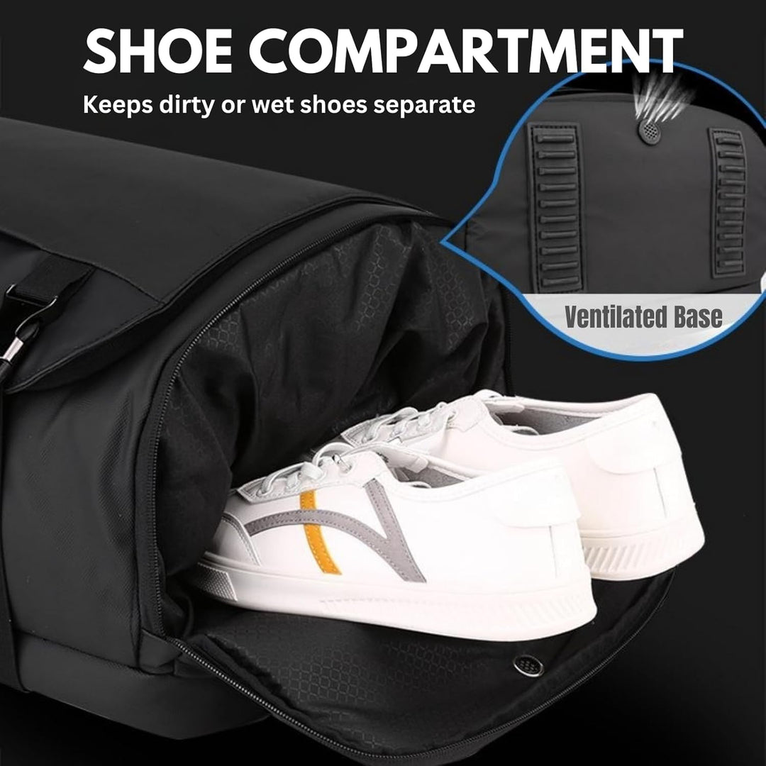 Mochila impermeable para portátil de 15” con apertura lateral y puerto USB-C