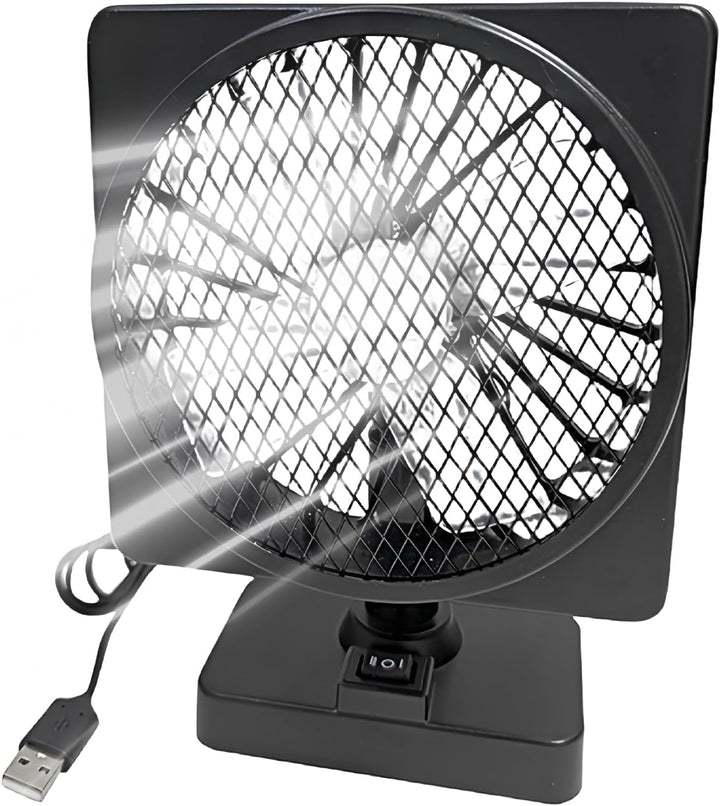 Ventilador de Refrigeración para Coche USB 12V con Rotación de 360° (1+1 GRATIS)