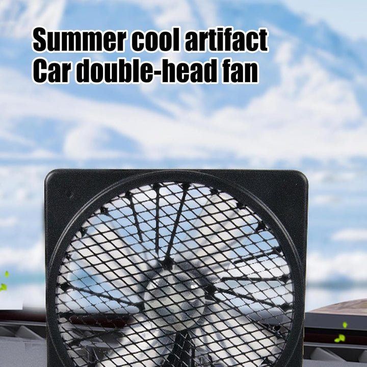 Ventilador de Refrigeración para Coche USB 12V con Rotación de 360° (1+1 GRATIS)