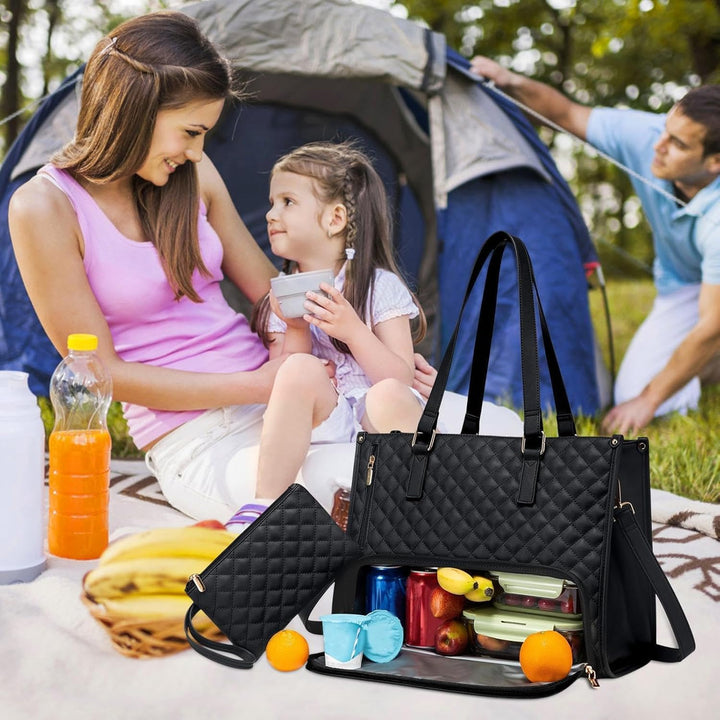 Bolso 2 en 1 Aislado para Almuerzo y Portátil para Trabajo y Viajes
